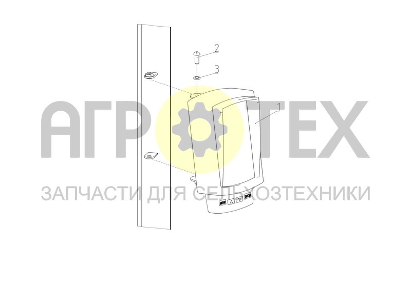 Чертеж Панель информационная (ACROS-550.06.07.000Ф)